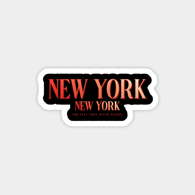 New York Sticker by zicococ